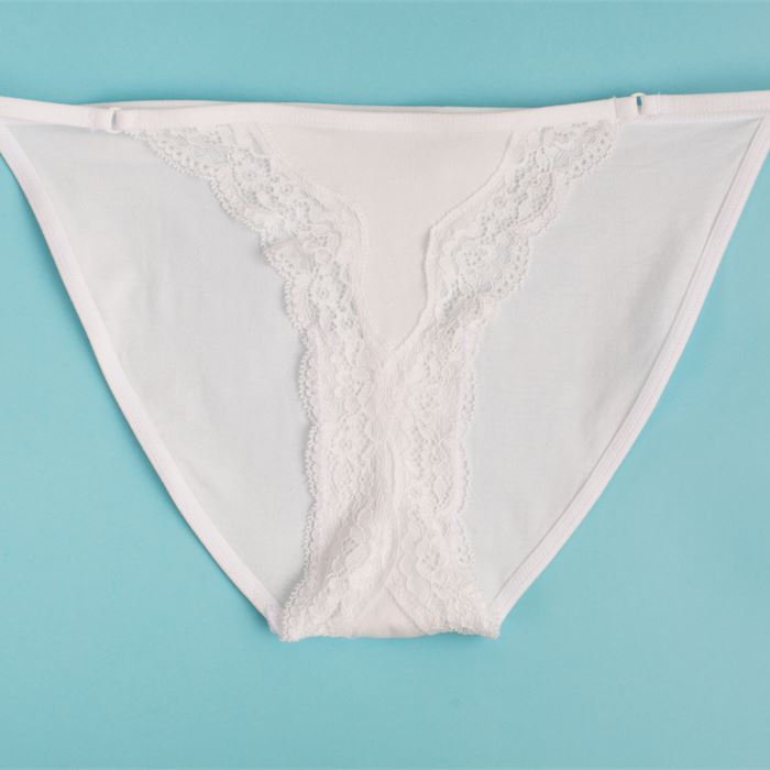 Lace Front Bikini Brief manufactured by Stitch and Style International