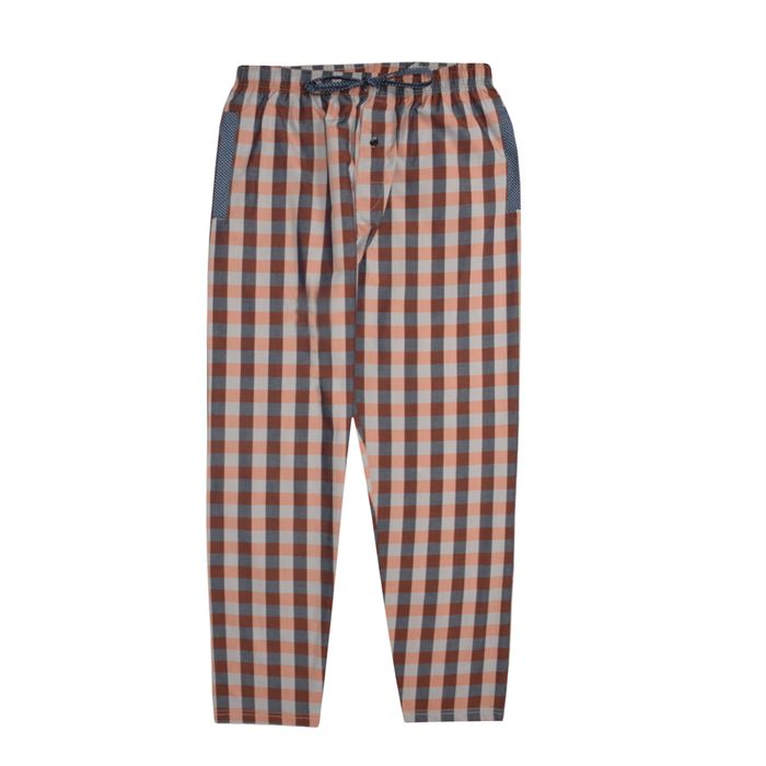 Woven check lounge trousers