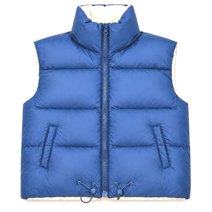 Cropped Puffer Gilet manufactured by Stitch and Style International