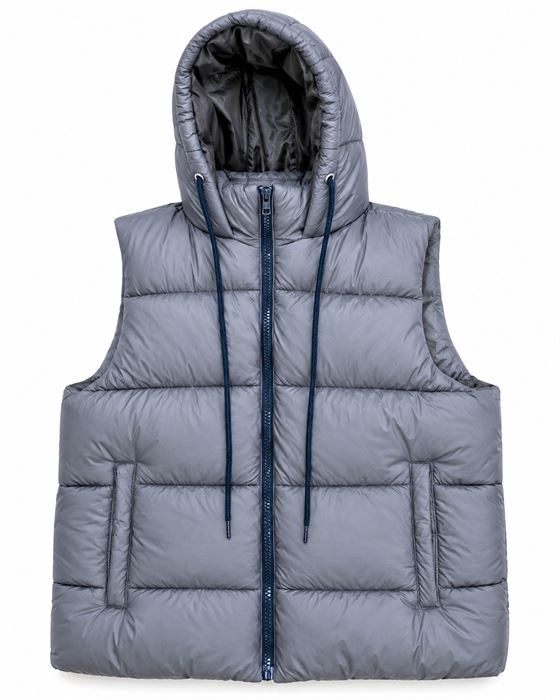 Hooded Puffer Gilet manufactured by Stitch and Style International
